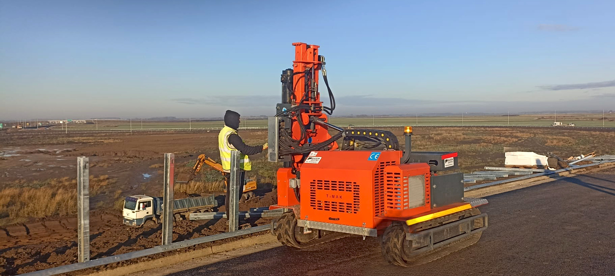 Solar Pile Driver - Romania