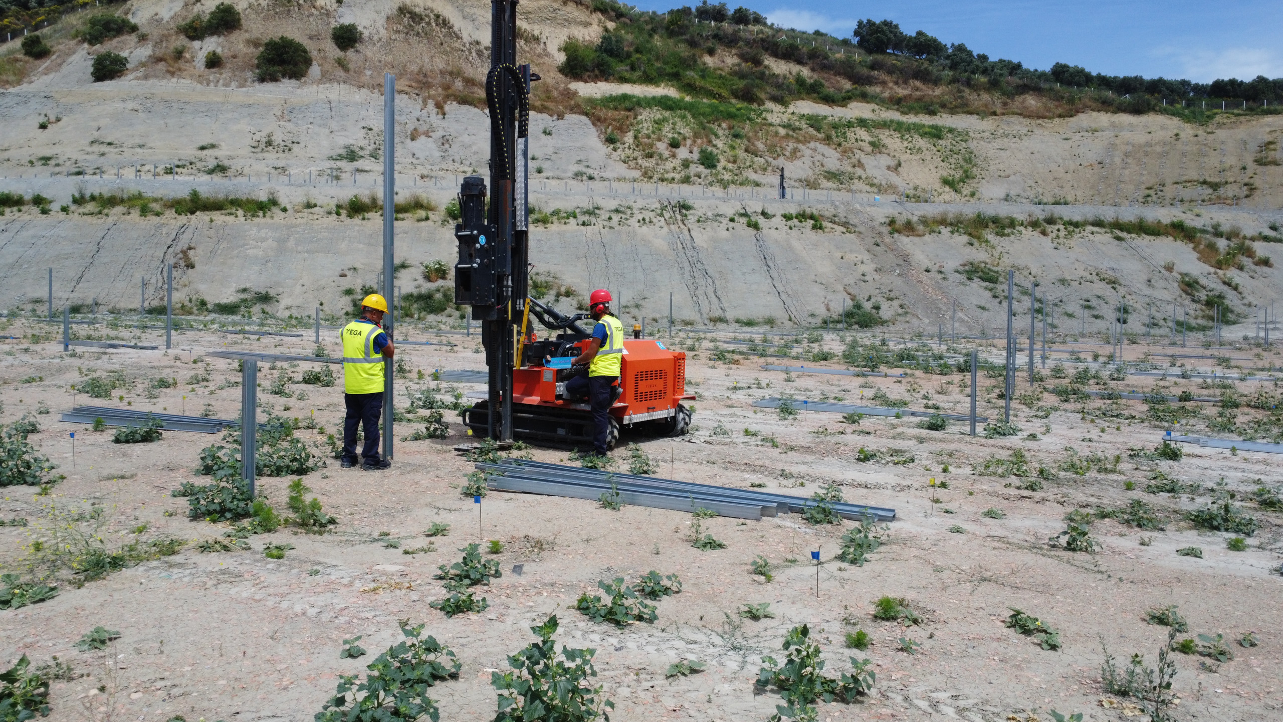 Solar Pile Driver - Albania