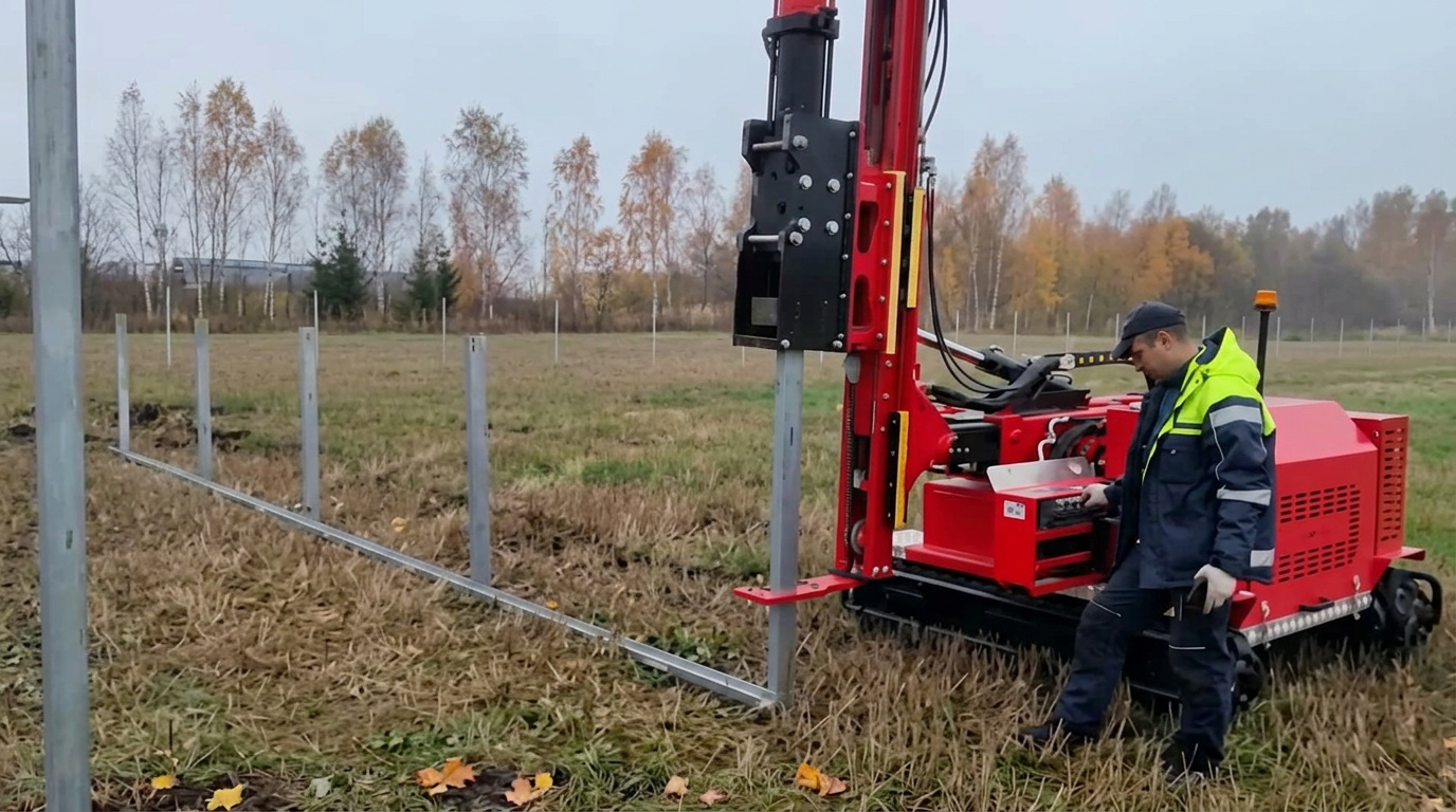 Solar Pile Drivers - Spain